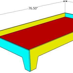 DIY Platform Bed Plan