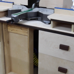 Small Shop Miter Saw Station