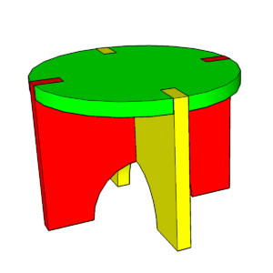 Knock Down Stool